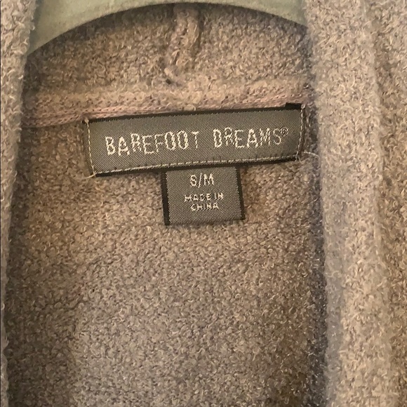 Gray Navy Ombré Calipso Wrap Cardigan Sweater - Picture 3 of 9